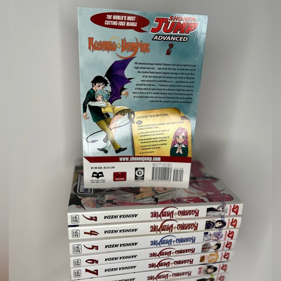 Rosario + Vampire by Akihisa Ikeda Volume 1,2,3,4,5,6,7, 8,&9 Manga Comic Book - Picture 4 of 16